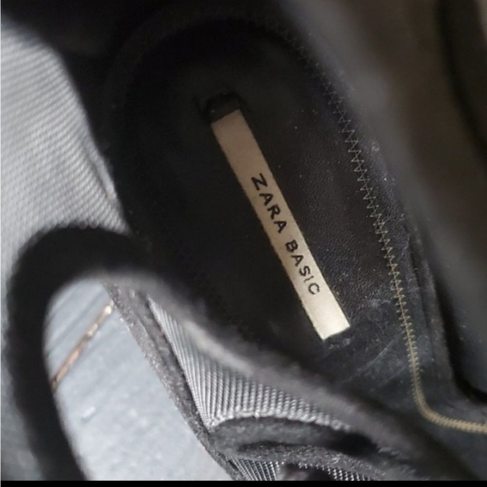 Zara Basic Suede Heels - Picture 7 of 8